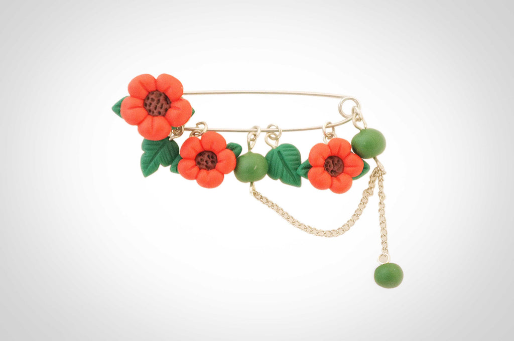 Poppy Brooch