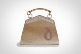 Gold woven bag